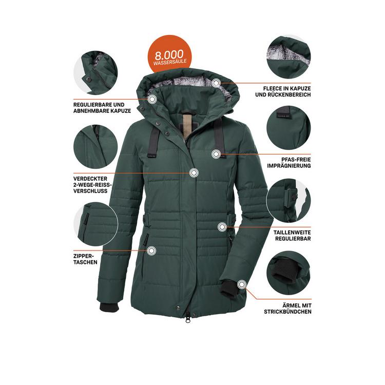 G.I.G.A. DX by killtec G.I.G.A. DX by killtec GW 25 Funktionsjacke Damen - Gr&uuml;n2069 - 3 | SportScheck