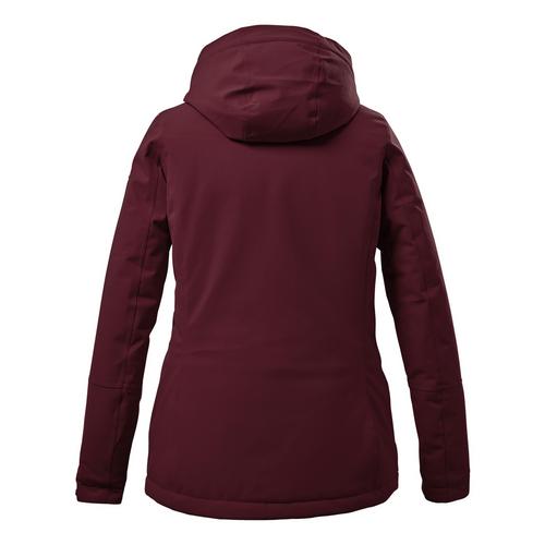 Rückansicht von KILLTEC KOW 140 Softshelljacke Damen Bordeaux