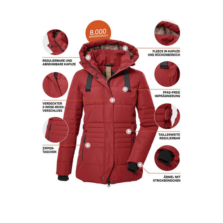 G.I.G.A. DX by killtec G.I.G.A. DX by killtec GW 25 Funktionsjacke Damen - Rot4530 - 3 | SportScheck