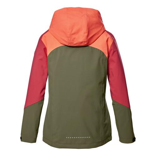 Rückansicht von KILLTEC KOS 335 Softshelljacke Kinder Oliv