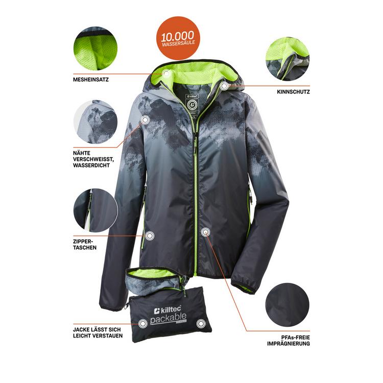 KILLTEC KILLTEC Lyse Funktionsjacke Jungen - Schwarz0110 - 3 | SportScheck
