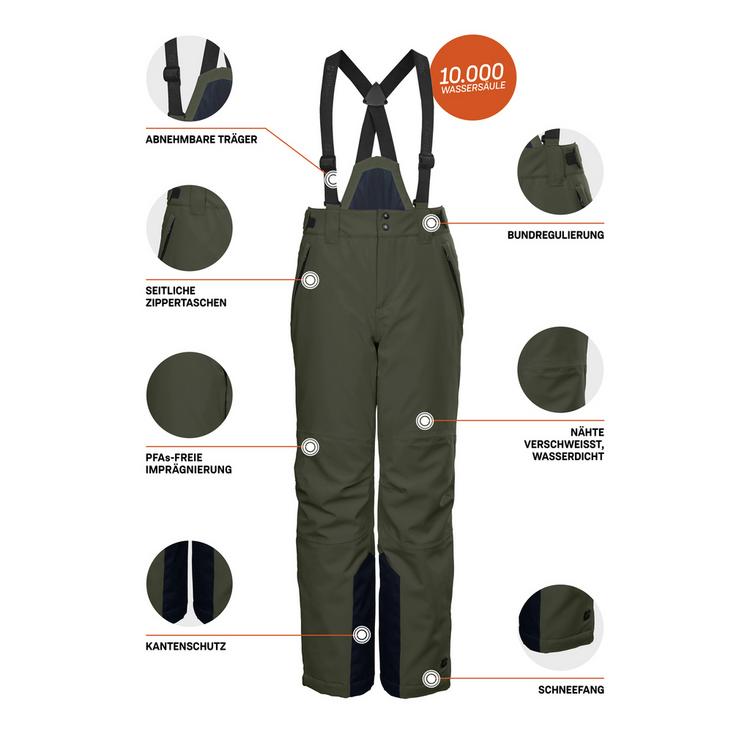 KILLTEC KILLTEC KSW 79 Skihose Jungen - Dunkeloliv111 - 3 | SportScheck