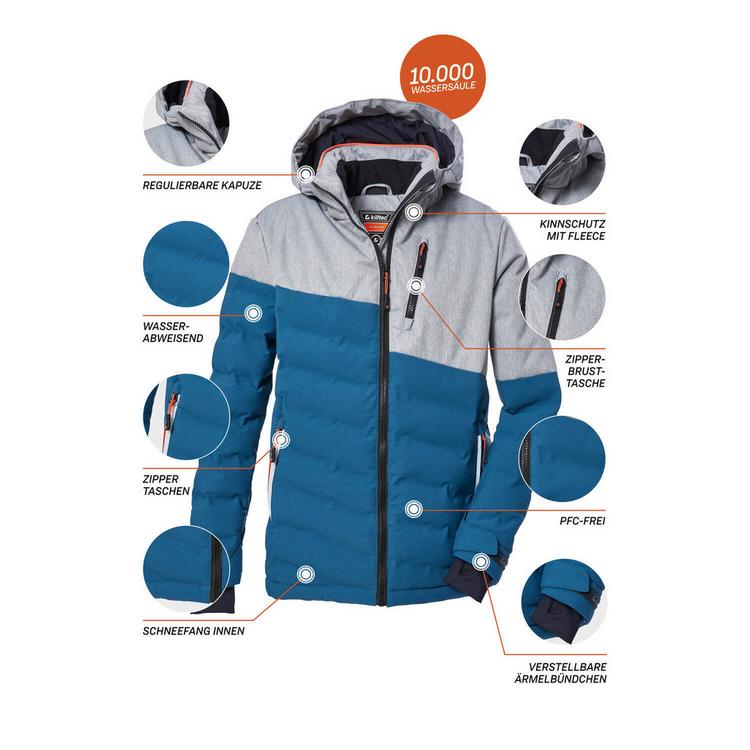 KILLTEC KILLTEC KSW 172 Skijacke Jungen - Blau3010 - 3 | SportScheck