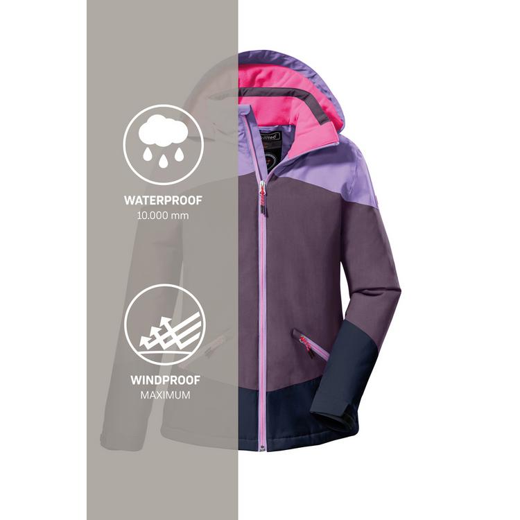 KILLTEC KILLTEC KOW 195 Softshelljacke M&auml;dchen - Beere381 - 4 | SportScheck