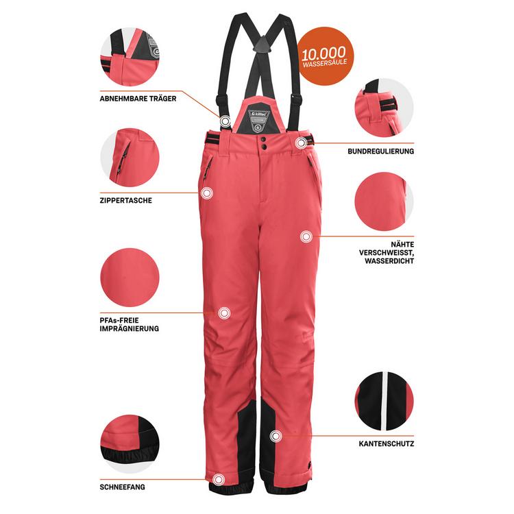 KILLTEC KILLTEC KSW 77 Skihose M&auml;dchen - Orange5030 - 2 | SportScheck