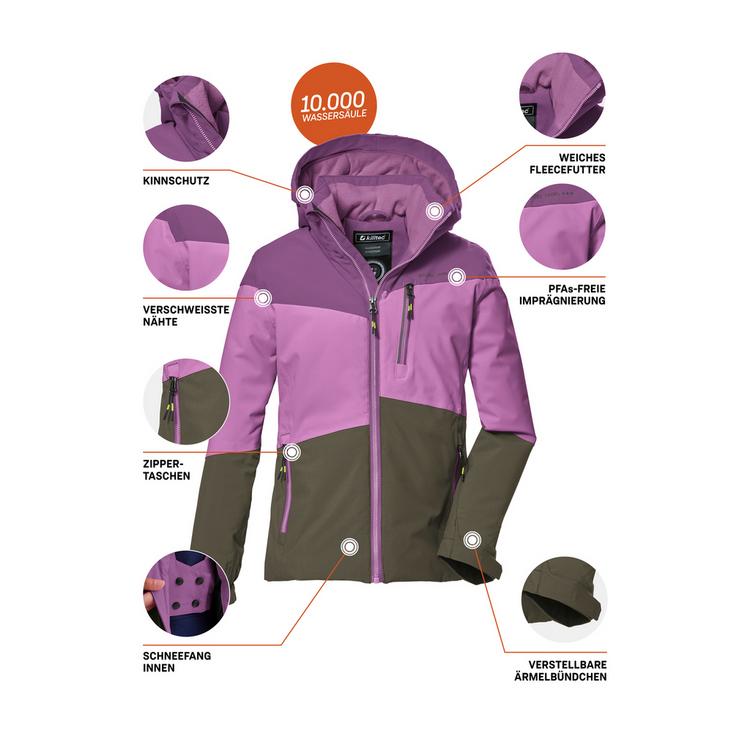 KILLTEC KILLTEC KOW 170 Softshelljacke M&auml;dchen - Rose403 - 1 | SportScheck