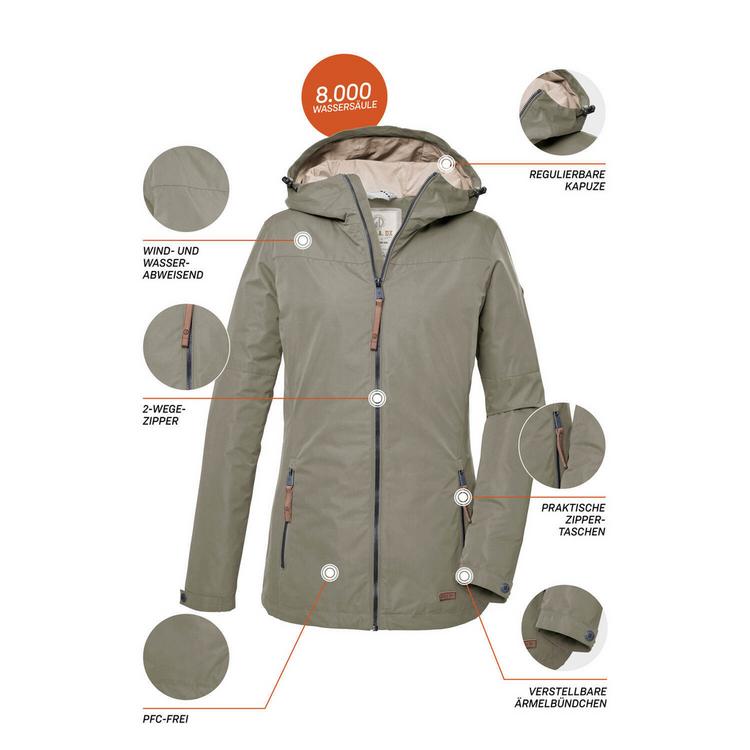 G.I.G.A. DX by killtec G.I.G.A. DX by killtec GS 18 Softshelljacke Damen - Oliv1012 - 3 | SportScheck