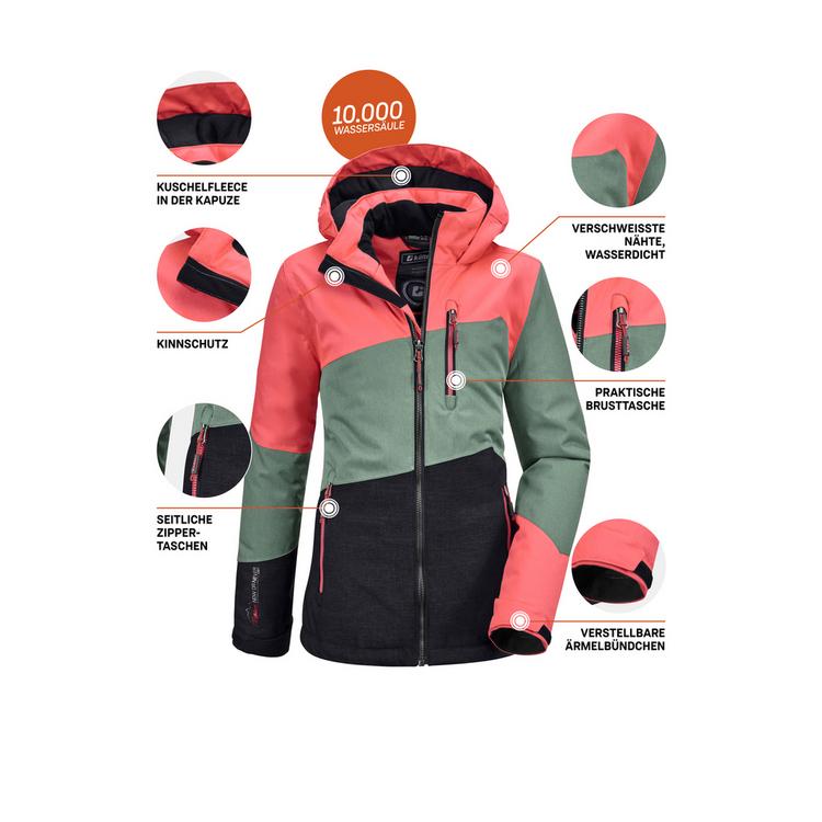 KILLTEC KILLTEC Lynge Softshelljacke M&auml;dchen - Pink473 - 4 | SportScheck