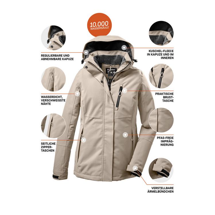 KILLTEC KILLTEC KOW 140 Softshelljacke Damen - Grau0648 - 3 | SportScheck