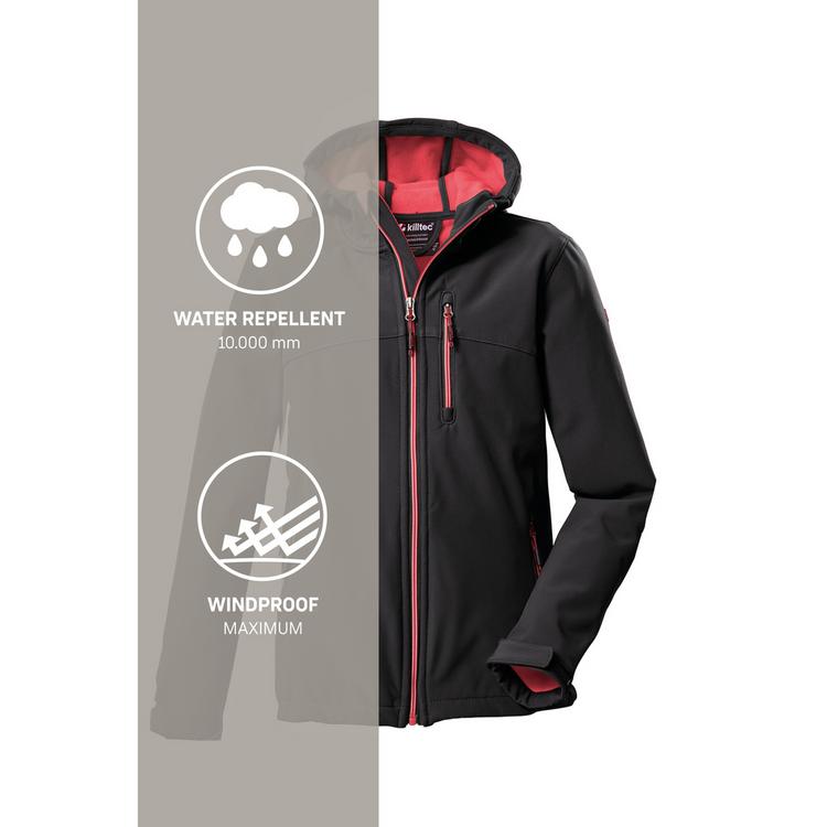KILLTEC KILLTEC Softshelljacke Funktionsjacke Kinder - Schwarz016 - 3 | SportScheck