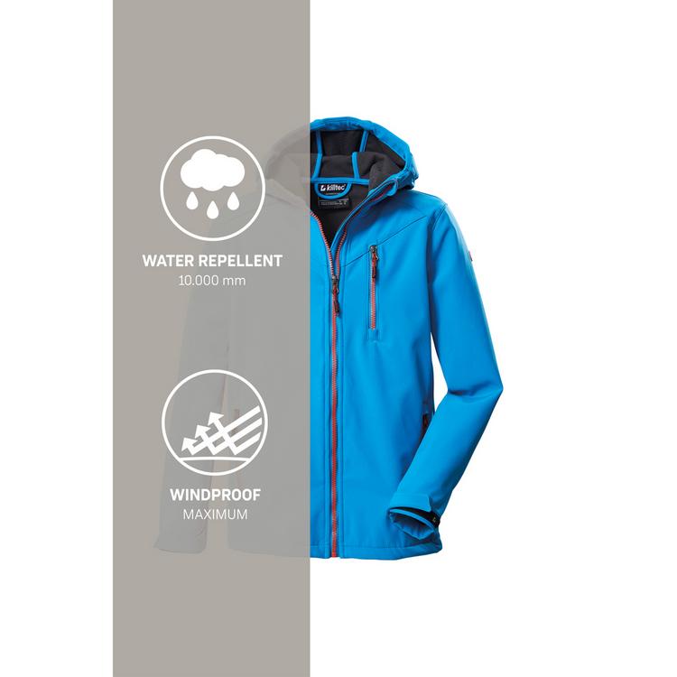 KILLTEC KILLTEC Softshelljacke Funktionsjacke Jungen - Azurblau282 - 5 | SportScheck
