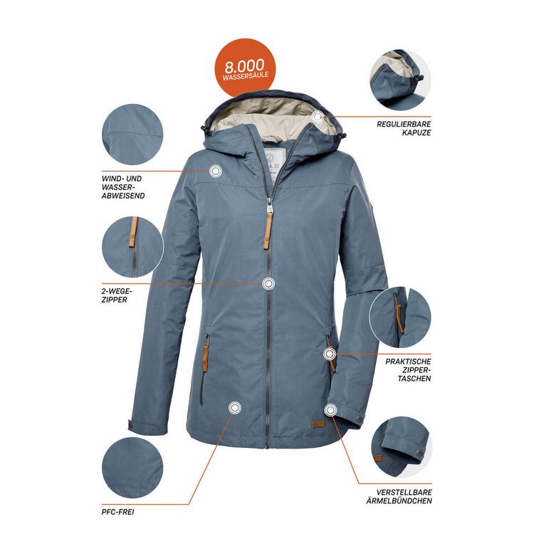 G.I.G.A. DX by killtec G.I.G.A. DX by killtec GS 18 Softshelljacke Damen - Rauchblau - 3 | SportScheck