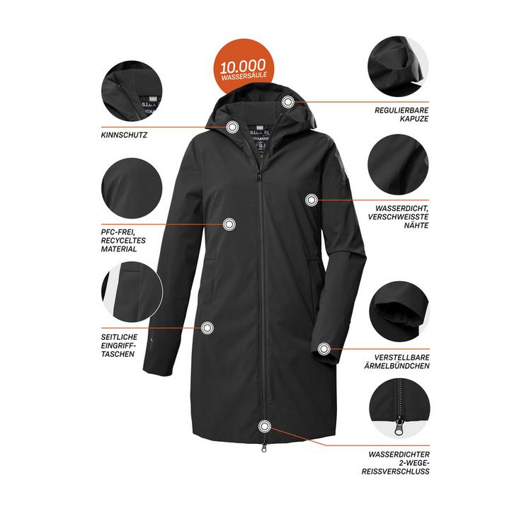 G.I.G.A. DX by killtec G.I.G.A. DX by killtec GS 154 WMN PRK Funktionsmantel Damen - Schwarz0110 - 3 | SportScheck