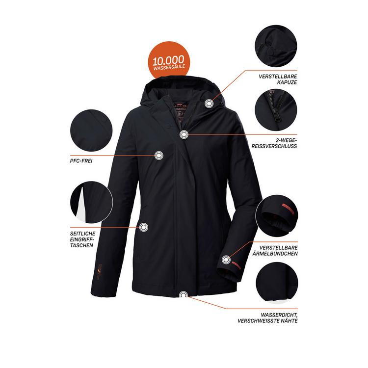 G.I.G.A. DX by killtec G.I.G.A. DX by killtec GS 152 WMN JCKT Softshelljacke Damen - Schwarz0110 - 3 | SportScheck