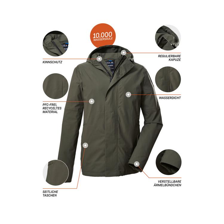 G.I.G.A. DX by killtec G.I.G.A. DX by killtec GS 147 MN JCKT Funktionsjacke Herren - Oliv101 - 3 | SportScheck