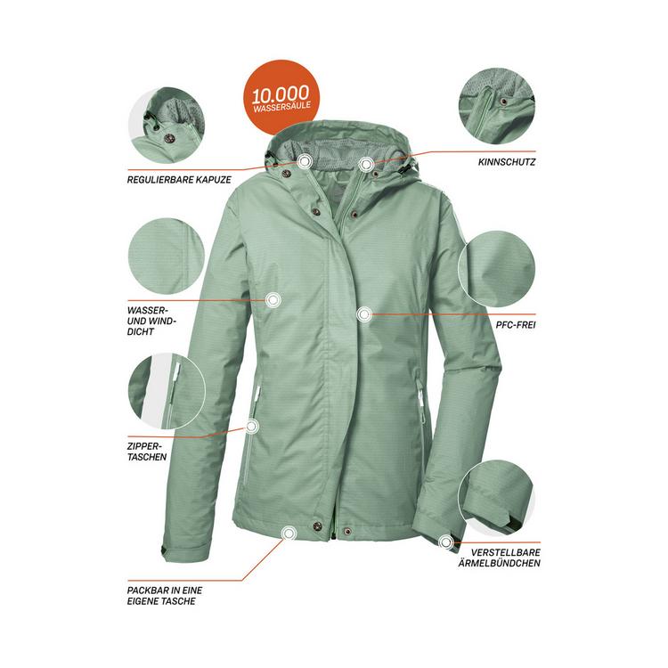KILLTEC KILLTEC KOS 68 Funktionsjacke Damen - Gr&uuml;n2043 - 3 | SportScheck