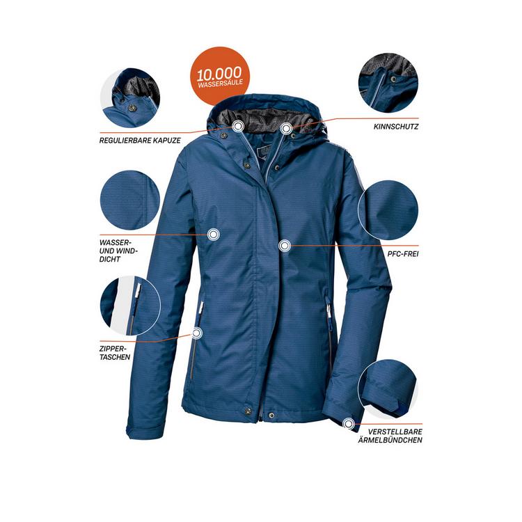 KILLTEC KILLTEC KOS 68 Funktionsjacke Damen - Blau3010 - 3 | SportScheck