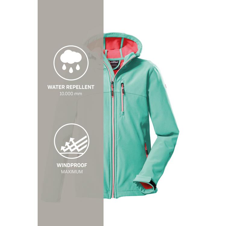 KILLTEC KILLTEC Softshelljacke Funktionsjacke Kinder - Hellgr&uuml;n222 - 6 | SportScheck
