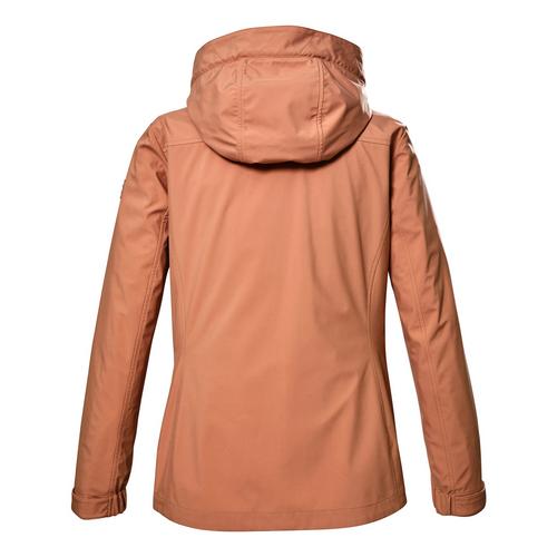 Rückansicht von G.I.G.A. DX by killtec GS 24 Softshelljacke Damen Orange