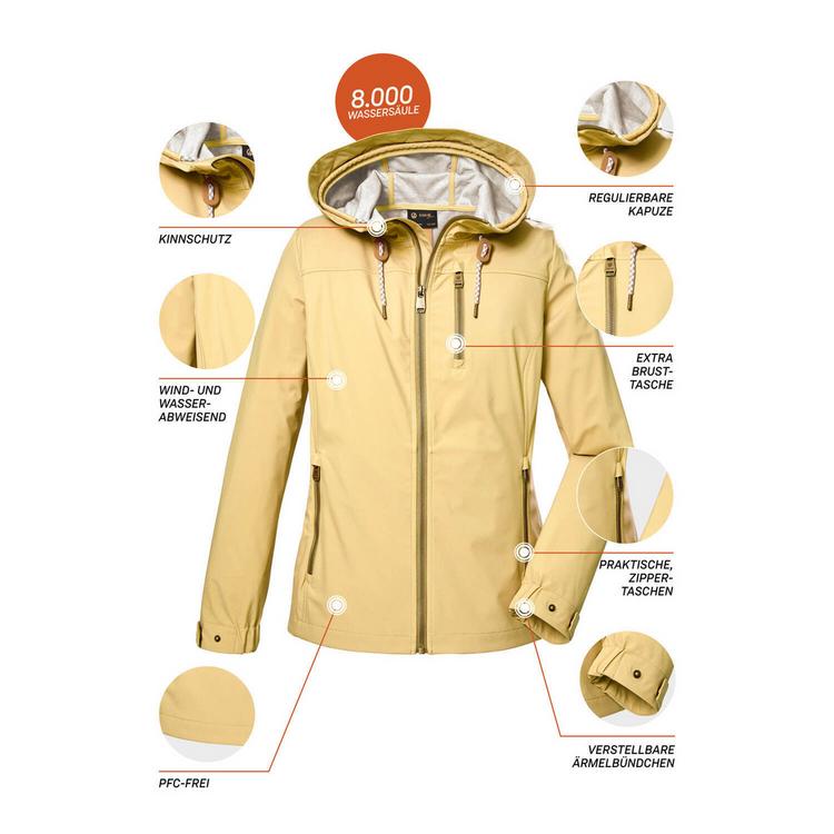G.I.G.A. DX by killtec G.I.G.A. DX by killtec GS 24 Softshelljacke Damen - Gelb7014 - 3 | SportScheck