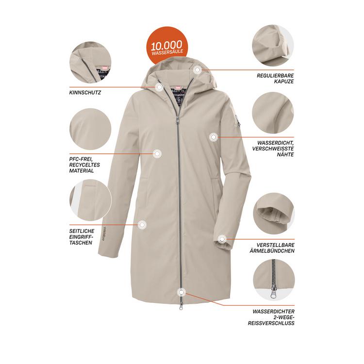 G.I.G.A. DX by killtec G.I.G.A. DX by killtec GS 154 WMN PRK Funktionsmantel Damen - Sand8110 - 3 | SportScheck