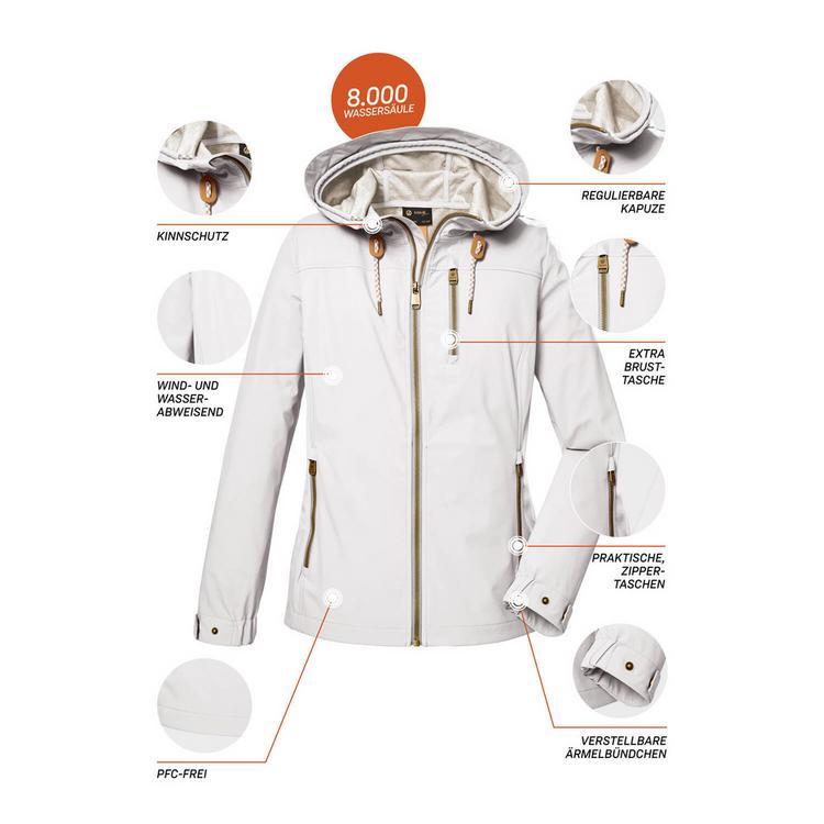 G.I.G.A. DX by killtec G.I.G.A. DX by killtec GS 24 Softshelljacke Damen - Wei&szlig;951 - 3 | SportScheck