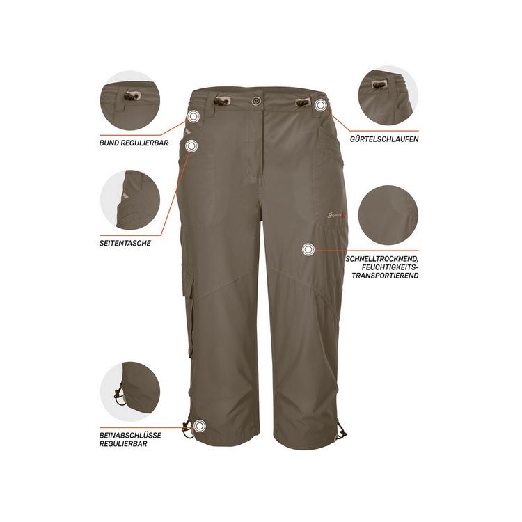 G.I.G.A. DX by killtec G.I.G.A. DX by killtec GS 31 WMN PNTS Funktionsshorts Damen - Schlamm - 3 | SportScheck