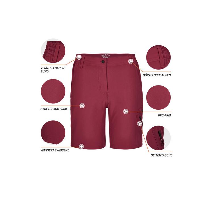 KILLTEC KILLTEC KOS 248 WMN BRMDS Funktionsshorts Damen - Rot4517 - 3 | SportScheck