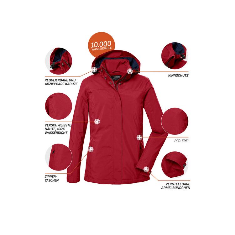 KILLTEC KILLTEC KOS 42 Softshelljacke Damen - Rot459 - 3 | SportScheck