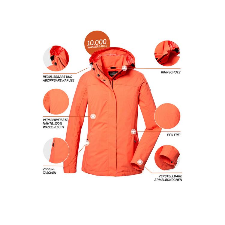 KILLTEC KILLTEC KOS 42 Softshelljacke Damen - Orange5029 - 6 | SportScheck