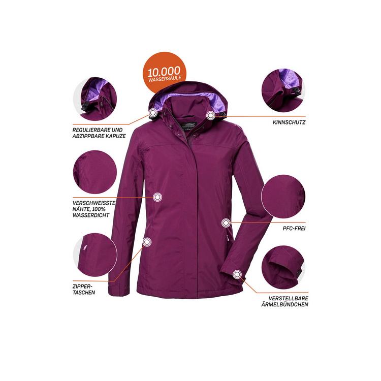 KILLTEC KILLTEC KOS 42 Softshelljacke Damen - Violett3912 - 4 | SportScheck