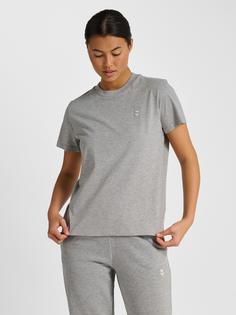 Rückansicht von hummel Funktionsshirt Damen GREY MELANGE