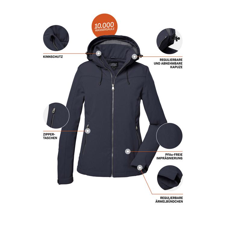 KILLTEC KILLTEC Softshelljacke Softshelljacke Damen - Marine324 - 3 | SportScheck