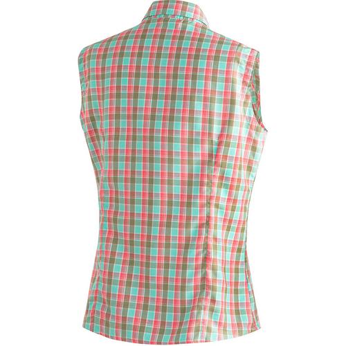 Rückansicht von Maier Sports PALOMA Funktionsbluse Damen Grün2047