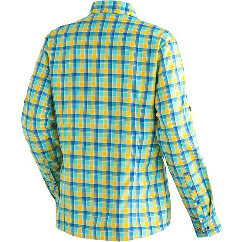 Rückansicht von Maier Sports NANNI Funktionsbluse Damen Blau3017