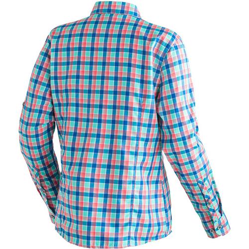 Rückansicht von Maier Sports NANNI Funktionsbluse Damen Blau3028