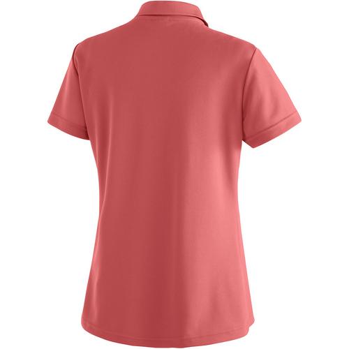 Rückansicht von Maier Sports Ulrike Poloshirt Damen Rot4541
