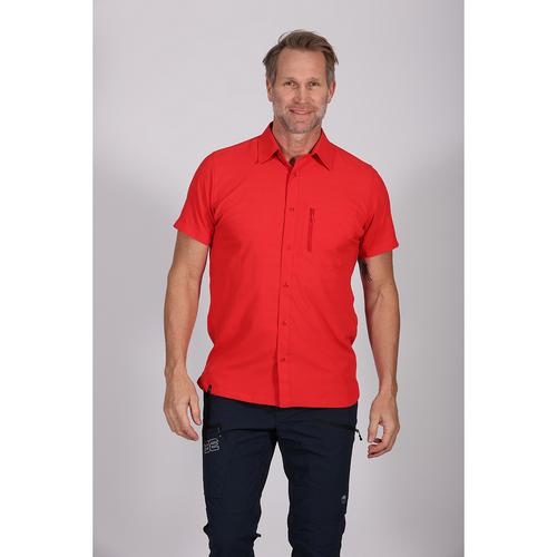 Rückansicht von Maul Sport Irschenberg XT Outdoorhemd Herren Rot4514