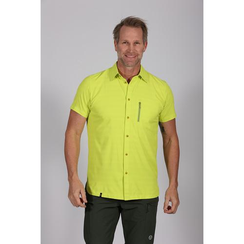Rückansicht von Maul Sport Irschenberg XT Outdoorhemd Herren Gelb7015