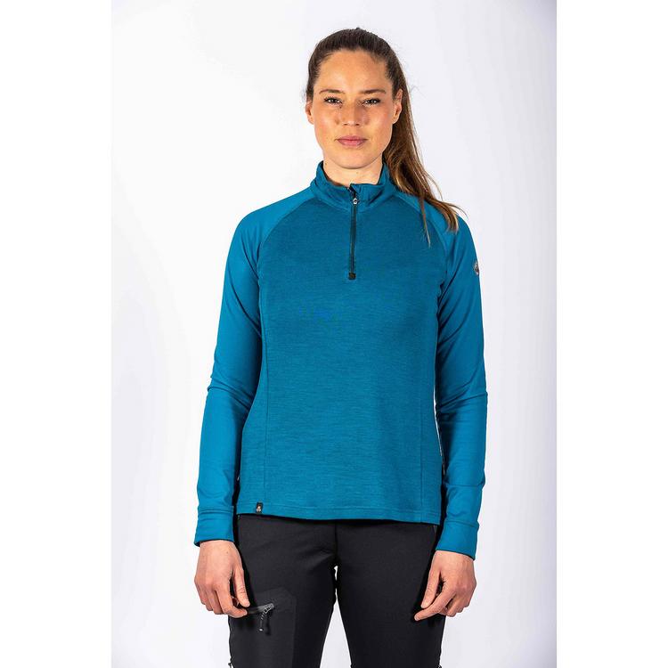 Maul Sport Maul Sport Brentenkopf Langarmshirt Damen - Petrol - 0 | SportScheck
