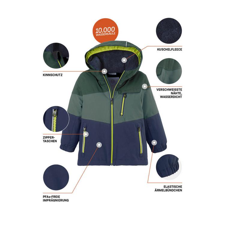 first instinct by killtec first instinct by killtec FISW 3 Skijacke Kinder - Tannengr&uuml;n215 - 3 | SportScheck