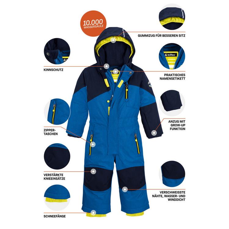 KILLTEC KILLTEC Kesley Mini Skijacke Kinder - Royal Blau3113 - 4 | SportScheck