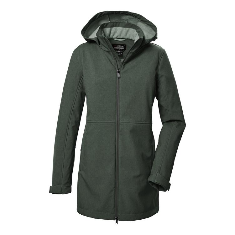 KILLTEC KILLTEC KOW 95 WMN SFTSHLL PRK Funktionsmantel Damen - Gr&uuml;n2048 - 0 | SportScheck