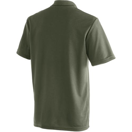 Rückansicht von Maier Sports Ulrich Poloshirt Herren Grün2050