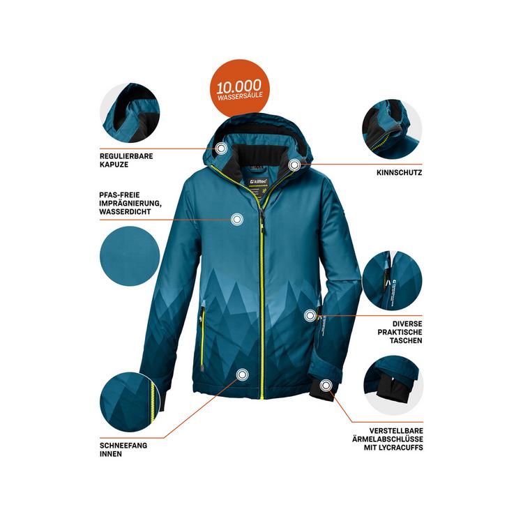 KILLTEC KILLTEC KSW 383 BYSJCKT Skijacke Jungen - Blau3048 - 4 | SportScheck