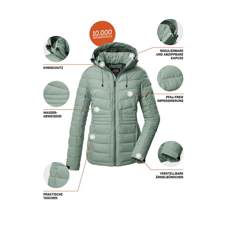 KILLTEC KILLTEC KOW 10 WMN QLTD JCKT Softshelljacke Damen - Gr&uuml;n2042 - 3 | SportScheck