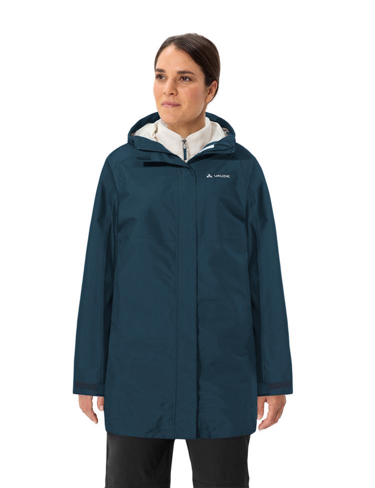 VAUDE VAUDE SE Women's Hitra 3in1 Parka Outdoorjacke Damen - dark sea - 0 | SportScheck