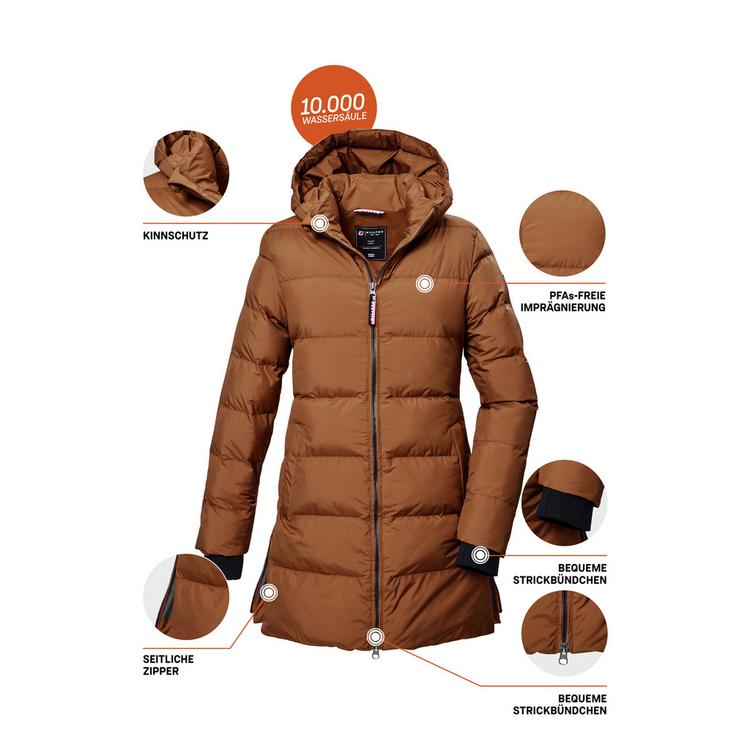 KILLTEC KILLTEC KOW 359 GRLS QLTD PRK Funktionsjacke M&auml;dchen - Braun5913 - 5 | SportScheck