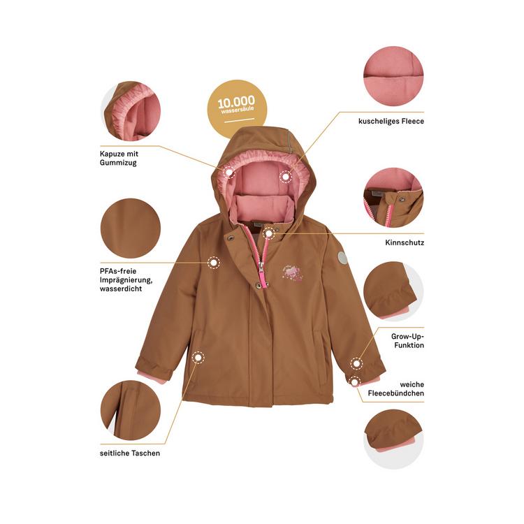 first instinct by killtec first instinct by killtec FIOW 38 MNS JCKT Softshelljacke Kinder - Braun5913 - 3 | SportScheck