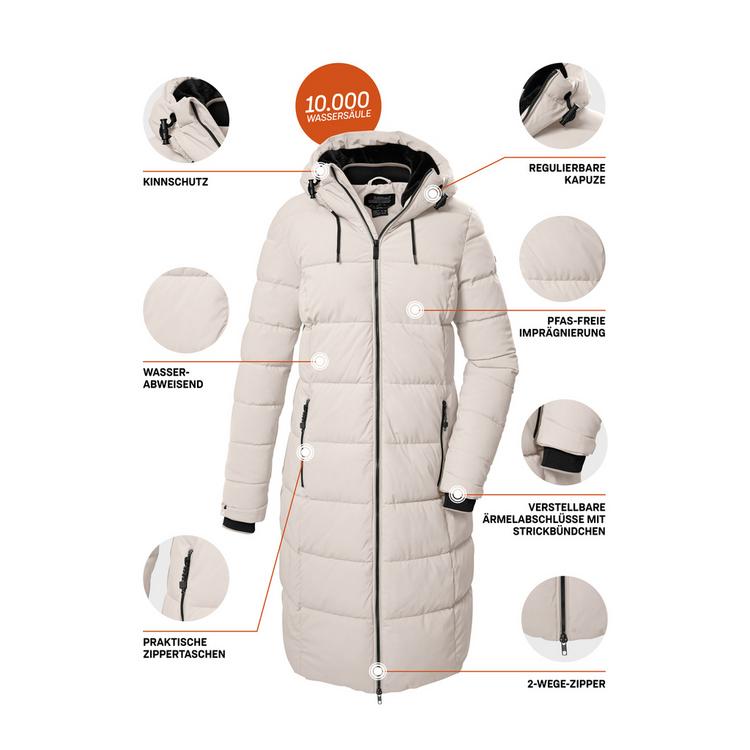 KILLTEC KILLTEC KOW 56 WMN QLTD CT Funktionsmantel Damen - Grau065 - 3 | SportScheck